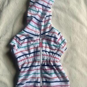 Carter's Multicolor Striped Baby Romper